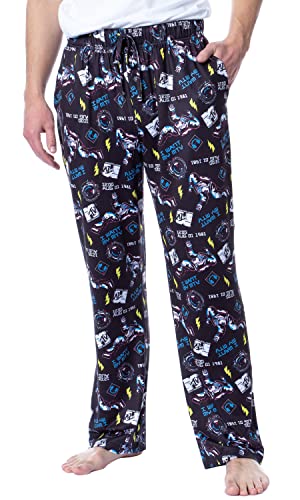 INTIMO MTV Mens' Music Television Moonman '80s Logo Sleep Pajama Pants