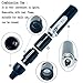 Torch Lighters,Long lighter Portable Metal Detachable Inflatable Jet Lighter (Black)