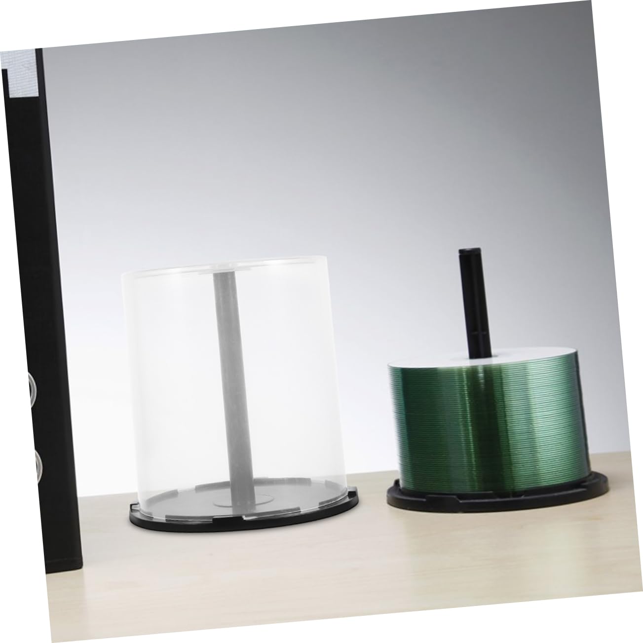 LABRIMP 4pièces Rangement Cd Et Dvd Organisateur Portable Pour Disques Support Pratique Et Pour Collection De Cd Dvd