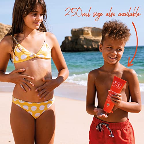 SVR SUN SECURE Face & Body Sunscreen SPF 50+ Milk for All Skin Types Very High UVA/UVB Factor 50 Sun Cream, Non-Greasy - Image 2