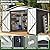AirWire 6x8 FT Outdoor Storage Shed, Garden Shed with Updated Frame Structure and Lockable Doors, Metal Tool Sheds for Backyard Garden Patio Lawn, White
