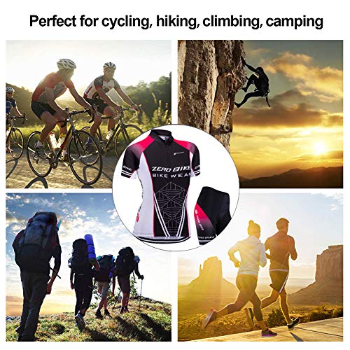 Image of Women's Short Sleeve Cycling Jersey Jacket Cycling Shirt Quick Dry Breathable Mountain Clothing Bike Top