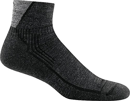 Darn Tough Hiker 1/4 Cushion Sock - Men's Black Large