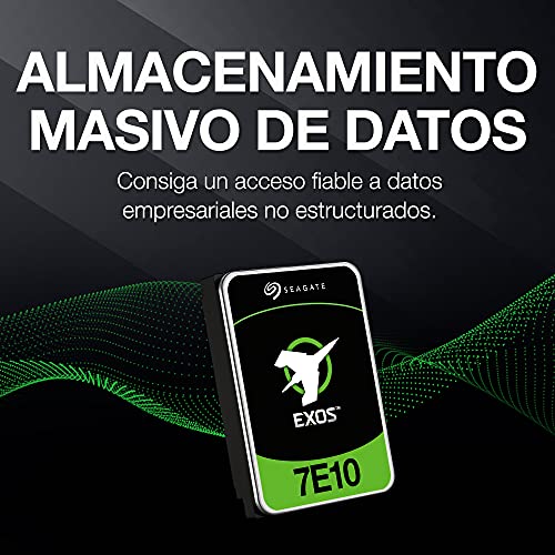 Disco empresarial Seagate Exos 7E10 2 TB con 2M de MTBF para máxima seguridad de datos 3