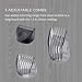 Remington MB4045B The Beardsman: Beard Boss Full Beard Trimmer Kit, Precise Detail Groomer (6 pieces), Platinum, male
