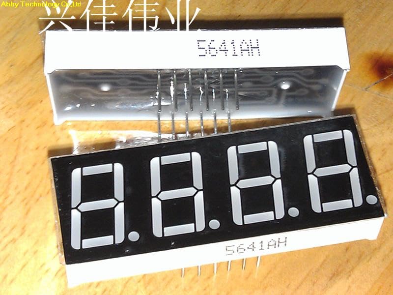 Wiring Connecting Terminals - 100pcs/LOT 4bit Common Cathode Digital Tube 0.56 inches. 7 Segment red Common Anode LED Digital Tube