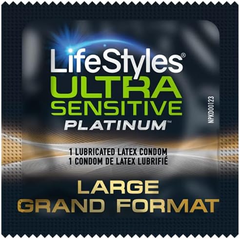Miniatura 5 de Lifestyles Condón de látex grande platino ultra sensible