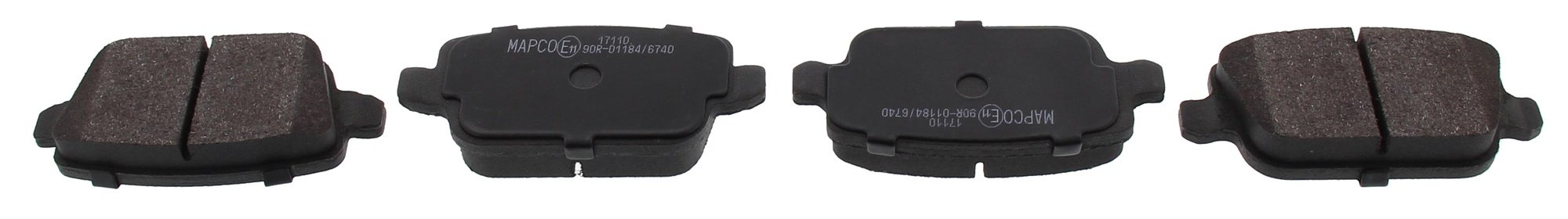 Mapco 6854 - Kit Pastiglie Freno, Freno A Disco - 4