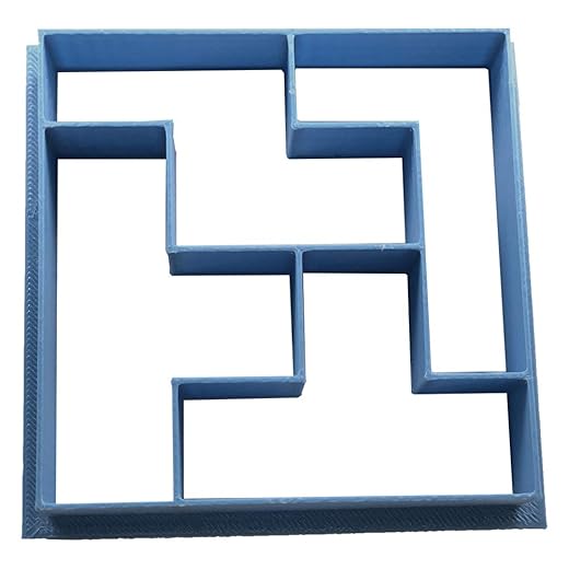 Cuticuter Tetris Sandwich Schneider, blau, 8 x 7 x 1.5 cm