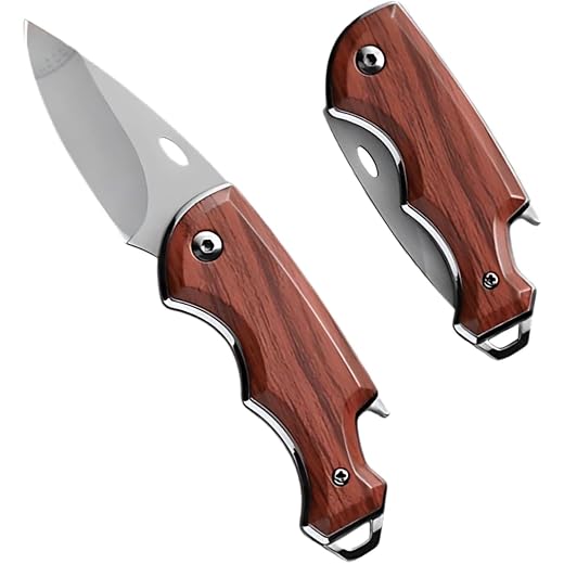 JUWIL Folding kitchen knives with ABS Ergonomic Handle–Compact EDC Knife with Stainless Steel Blade, Multipurpose Use Knife for everyday use, Sharp & Easy to use Stylish & Durable Design