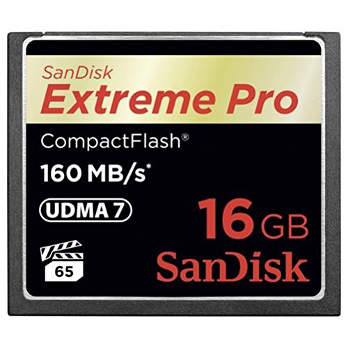 SanDisk SDCFXPS-016G-X46 16GB Extreme Pro 160MB/s CompactFlash Card