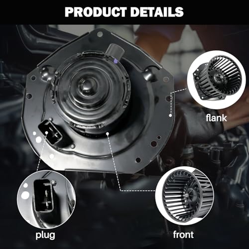 Image of 700092 AC Heater Blower Motor Fan Fit for Chevy Astro 1996-2005,Blazer 1995-2002, S10 1994-2004,for GMC Safari 1996-2005, Sonoma 1994-2004,19179474, 3010064, 15-81128