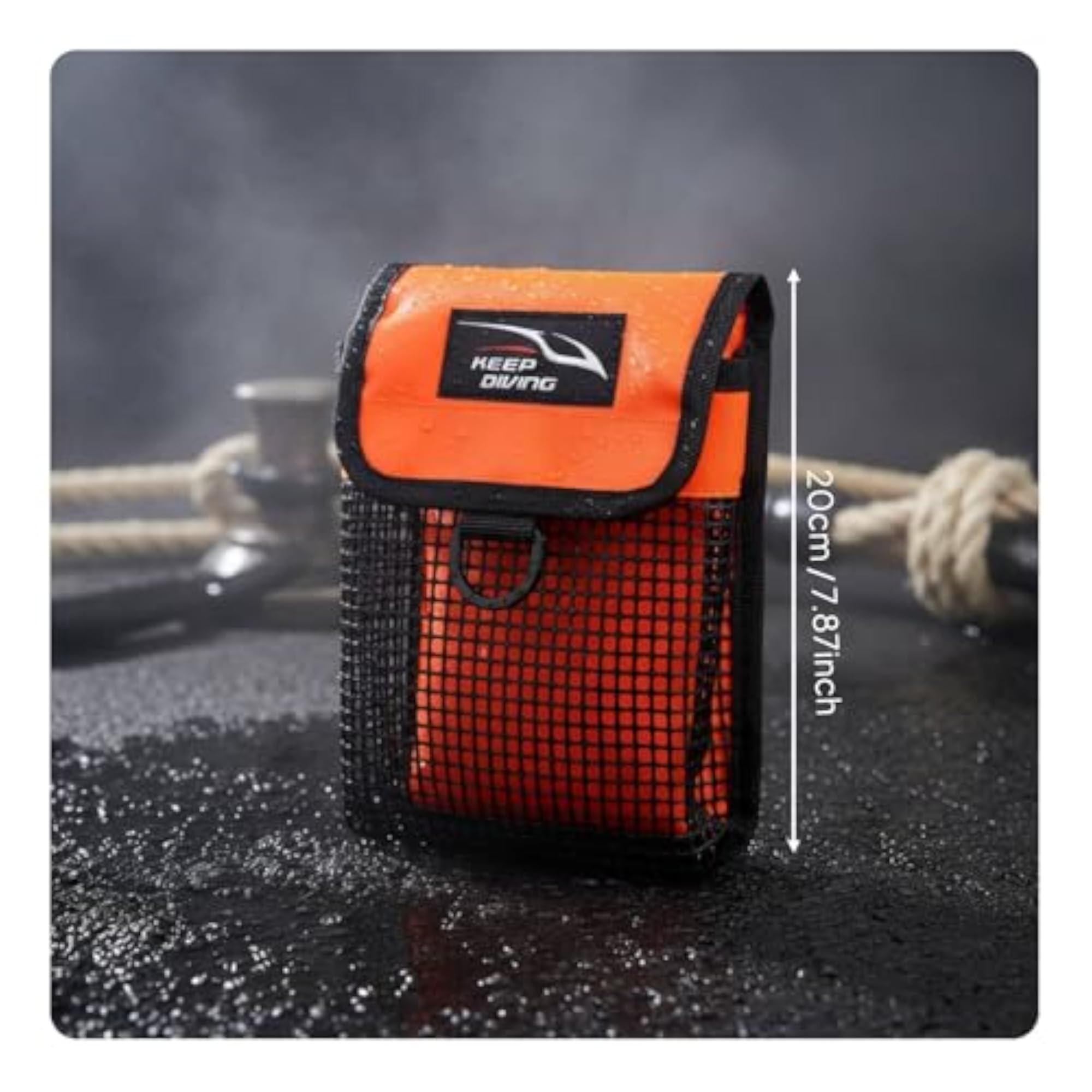 Quick Draining Underwater Utility Pouch Diving Bag