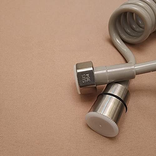 BAtlam Manguera telescópica de Ducha de 1,5 m/2 m/3 m, Resorte de baño Flexible para fontanería de Agua, rociador de bidé para Inodoro, Accesorios de baño-1,5 m,China