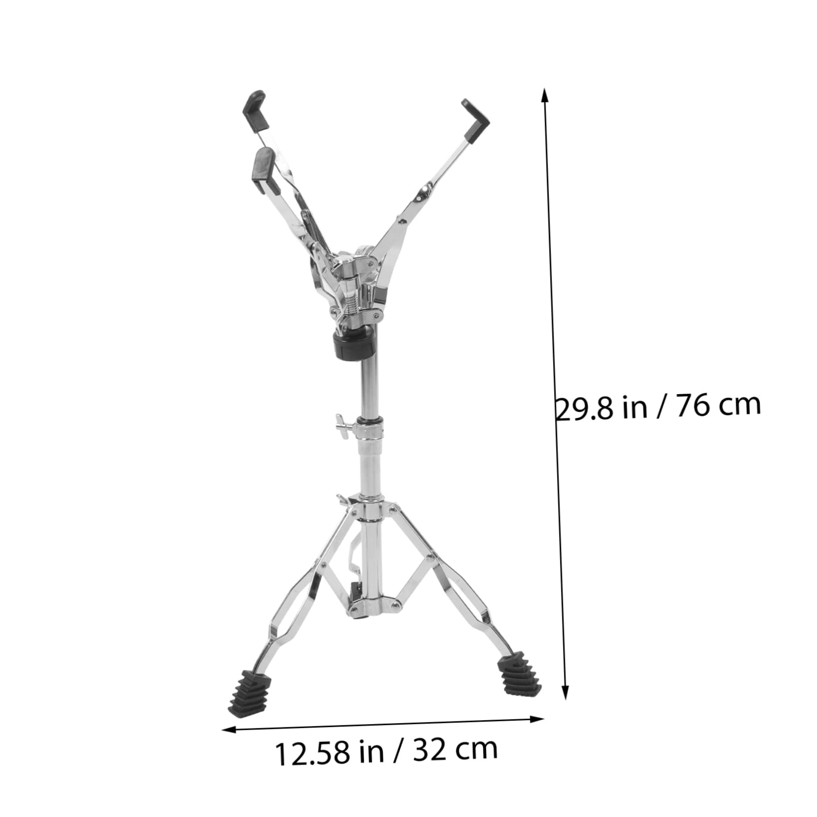 Toddmomy Snare Drum Stand Portable Double Leg Support for Jazz and Snare Drums for High Stability and Use