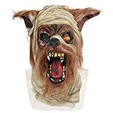 xiuyou Werewolf Mask Halloween Scary Wolf Head Mask Horror Beast Masks Creepy Monster Mask Halloween Cosplay Costume Props