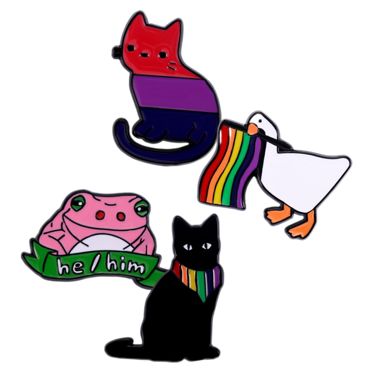 BESTYASH Kleine Tierbrosche Groß Kleidung Karikatur Sweater Pin Schal Brosche Pin-ästhetik Kleidernadel Tierbrosche Für Frauen Rucksäcke Dekorative Anstecknadeln Legierung