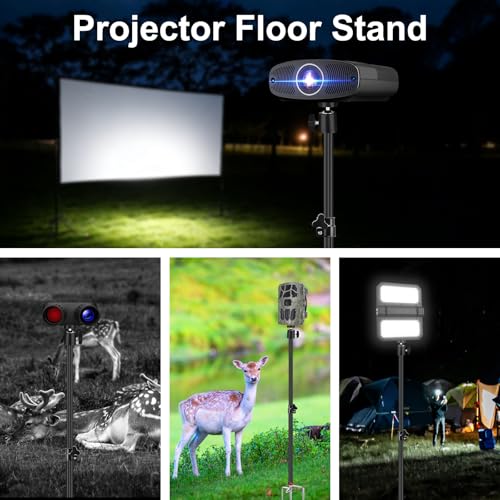 Support caméra de chasse acier inoxydable réglable 360° pour projecteur et piste lot de 2 - 8