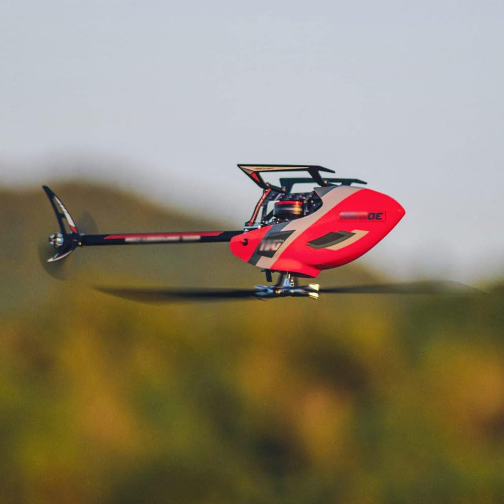QIYHBVRRC Helicopter Dual Brushless Motors Direct-Drive Mini RC Helicopters For Adults, 3D Flight RC Airplane 6 Channel Heli Single Propeller Flybarless RC Helicopter RTF