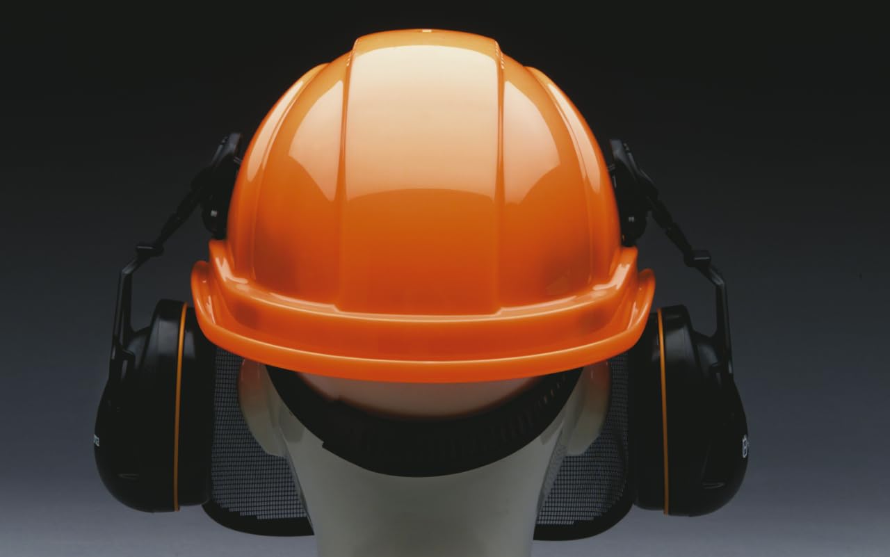 Husqvarna Functional Pro 590348402 Casque de protection forestière avec protection auditive et visière UltraVision Suspension 6 points Casque de protection ergonomique pour travaux forestiers