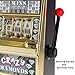 Trademark Poker Slot Machine Coin Bank – Electronic Realistic Mini Tabletop Novelty Casino Style Toy with Lever for Kids and Adults - Crazy Diamonds