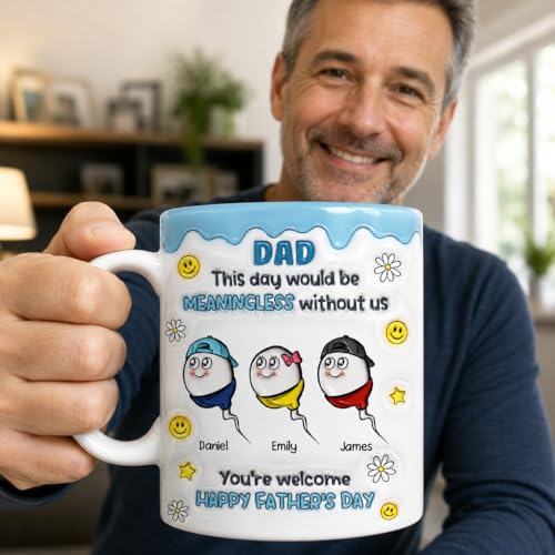 Taza de Cerámica Personalizada para Papá 11 onzas miniatura 2