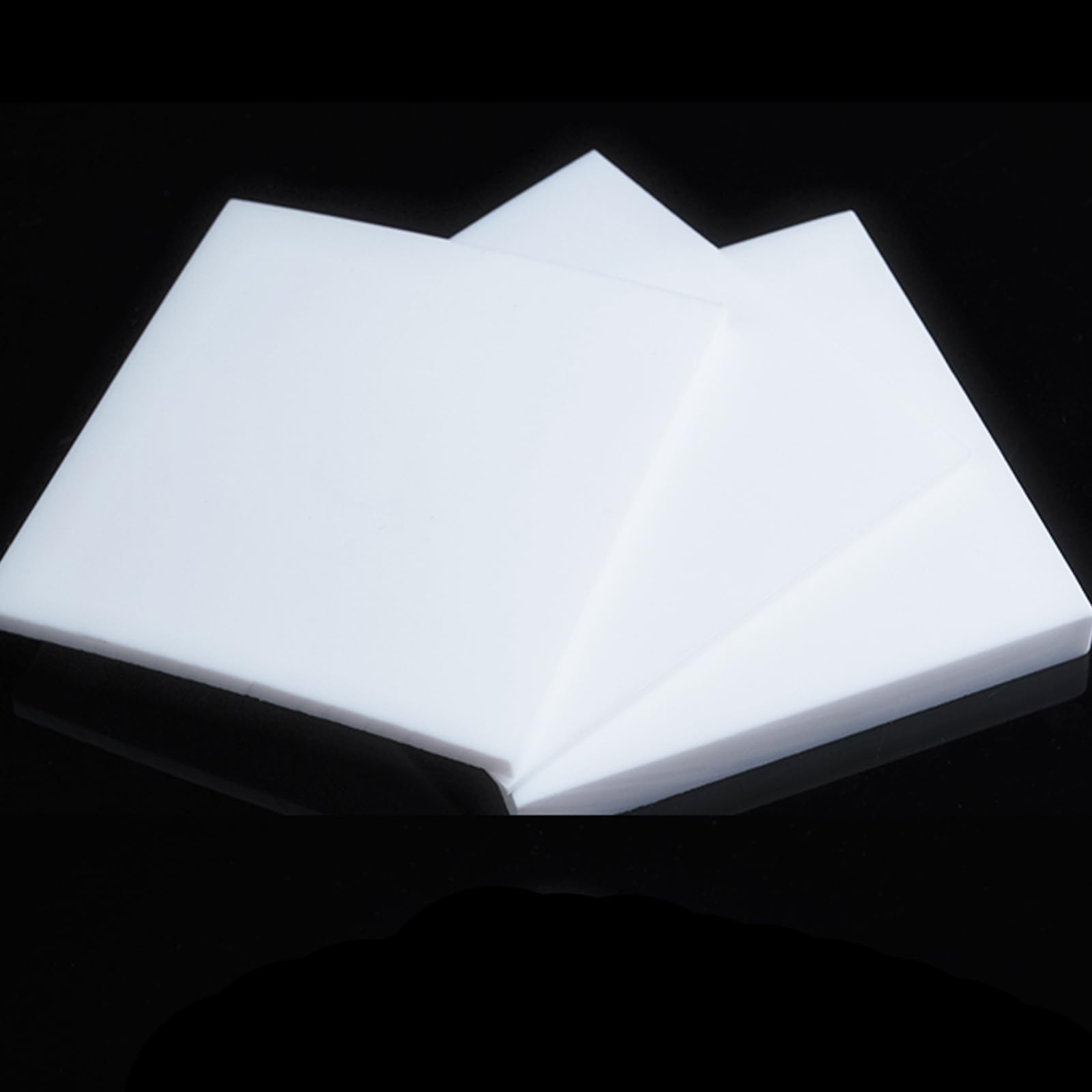 PTFE-Blöcke, Platten und -Stäbe Polytetrafluorethylen, 300 × 300 mm, Stärke 1–20 mm, geeignet für Bearbeitungsprojekte, industrielle Anwendungen,20mm 1Pc