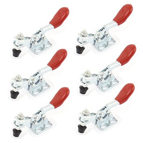 sourcing map Gh-201 rapide Holding horizontal Poignée Sauterelle de menuisier