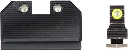 Miniatura 2 de Night Fision Optics Ready Stealth .330-.353 Night Sight Set for Glock 171934 Designed for Lower 13rd Co-Witness with Trijicon RMR & SRO, Holosun