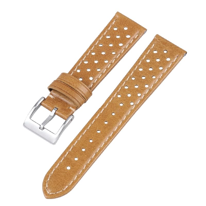 Bracelet de montre en cuir véritable pour remplacer un bracelet usé 18 20 22mm
