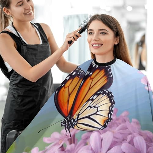 Capa de corte Butterfly for Flowers para cabello 170x144 cm miniatura 5