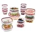 Rubbermaid Easy Find Lid Food Storage Container, BPA-Free Plastic, 34-Piece set (1882084)