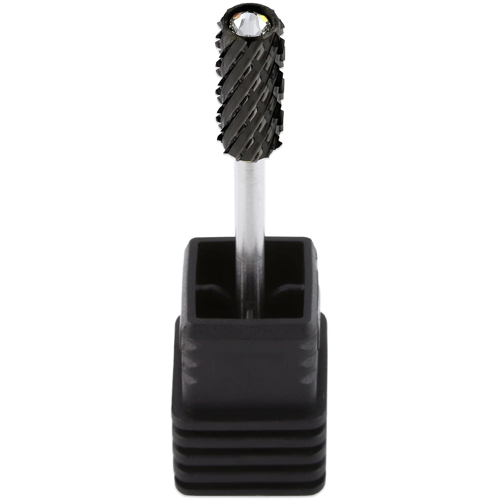 USA PANA Professional 3/32" Shank Size - Crystal Top Small or Large Barrel Carbide Bit - Nail Drill Bit for Dremel Machine - (Small Barrel, 3X Coarse