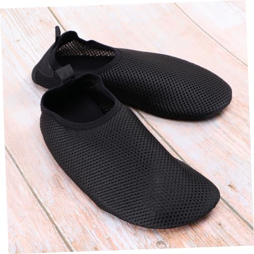 Gatuida 1pair Silicone Non- Socks for Yoga and Sports Thickened Room Socks Black Comfortable Fit for Suitable for Enhanced Balance Stability for Home and Gym Use4