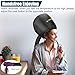 TEPENAR Bonnet Hair Dryer Attachment, Large - Black, Upgraded Soft Adjustable for Hand Held Hair Dryer, Fast Drying, Ideal for Natural Curly Textured Hair Care and Speeds Up Drying Time at Home