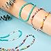 Hicarer Seed Bead Choker Necklace Tiny Beaded Choker Boho Colorful Choker Necklace Chain Jewelry for Women, Adjustable 12-16 Inches (Color Set 1, 8 Pieces)