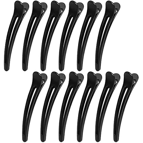 Sectioning Clips,Hair Clips,12 Pack Hair Styling Clips Sectioning For Professional Hair Clamp Grips For Women Girls Hairdressing Styling Salon Tool Cover