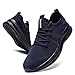 Produktbild CAIQDM Schuhe Herren Laufschuhe Sneaker Outdoor Sportschuhe Turnschuhe männer Joggingschuhe atmungsaktiv Running Shoes Men Walking Schuhe Freizeitschuhe Fitness Schuhe Blau 43 EU