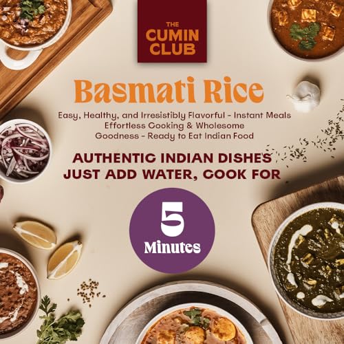 Image of The Cumin Club Basmati Cumin Rice, Authentic Indian Food