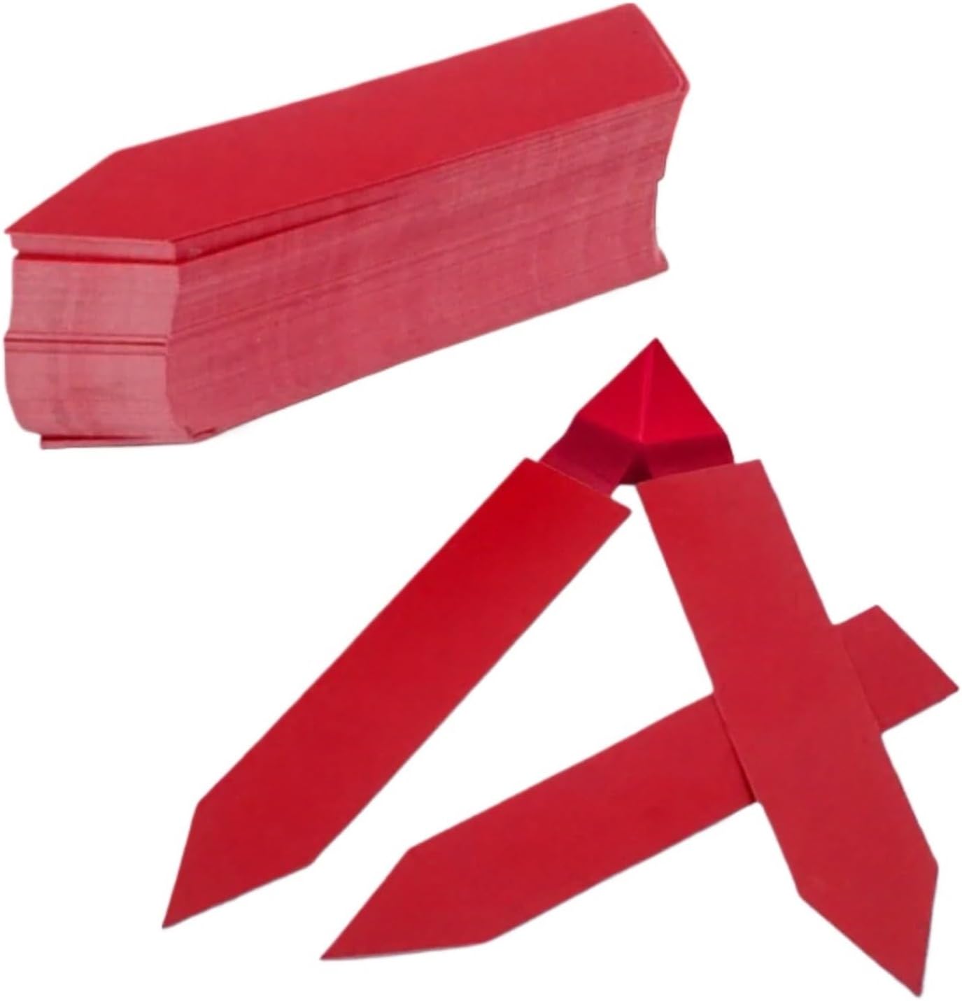 150pcs Waterproof PVC Plant Label Markers for Garden Plants Classification Sorting Sign Tags Nursery Labels(Pink)
