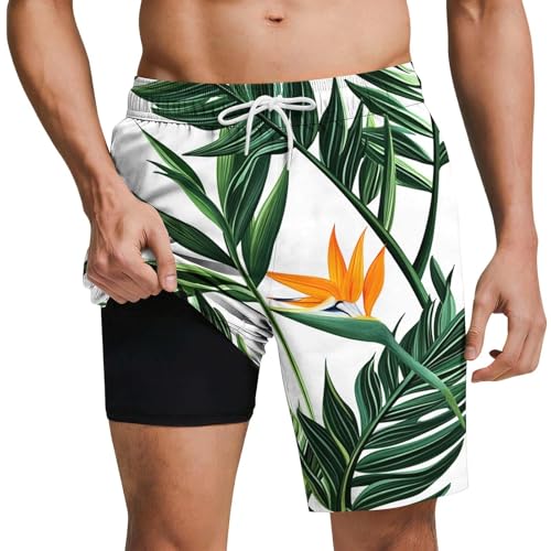 Short de bain homme court rouge pour la plage et les vacances