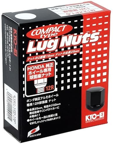 KYO-EI �i��:K101B-12R-20P Lug Nut 12R ���O�i�b�g M12×P1.5 19HEX �S��:25mm �u���b�N 20�� ���ʍ� �܃i�b�g �z���_�����i�b�g�^�C�v