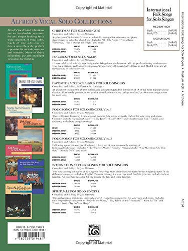 International Folk Songs for Solo Singers: Medium High Voice - Image 2