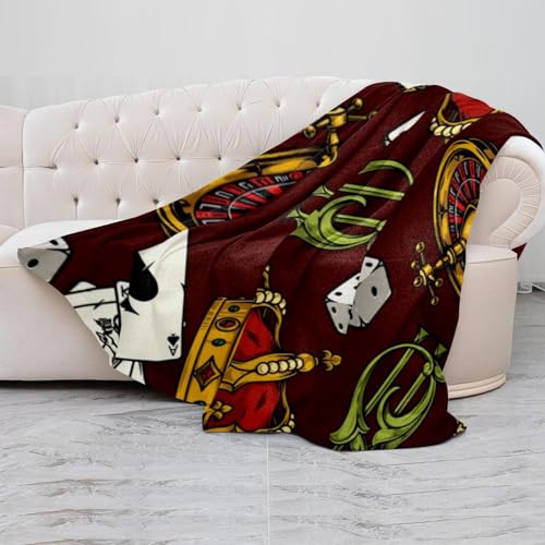 Couverture polaire microfibre plaid léger roulette King Crown 150x130 - 5