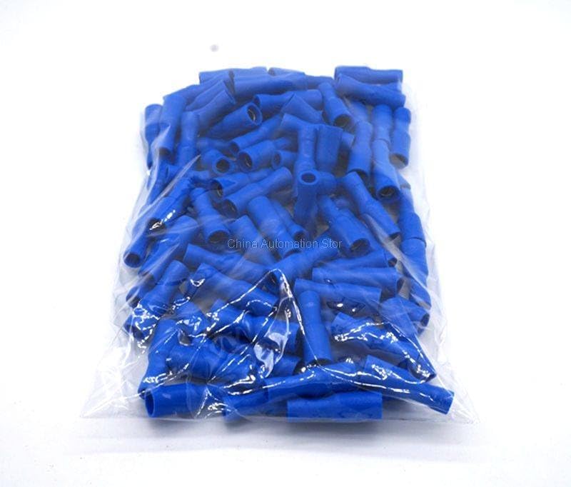 Generic FRD2-156 FRD2.5-156 100PCS Bullet Shaped Female Insulating Joint Wire Connector Electrical Crimp Terminal