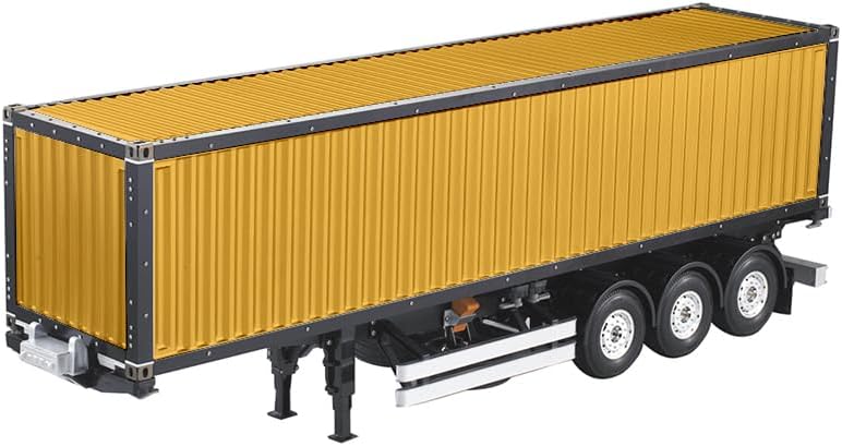 1/14 RC 40ft Container Chassis Semi Truck Tractor Trailer Painted Model