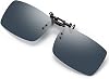 Clip On Night Driving Sunglasses for Men Women Polarized Flip Up Sunglasses Over Prescription Sunglasses Yellow