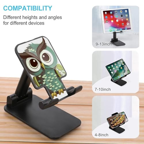 Support téléphone portable pliable réglable vert compatible iPhone Android