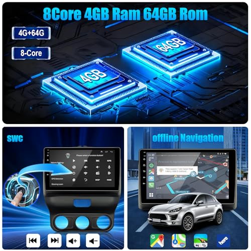 Radio para Dodge Ram con pantalla táctil de 9 pulgadas miniatura 5