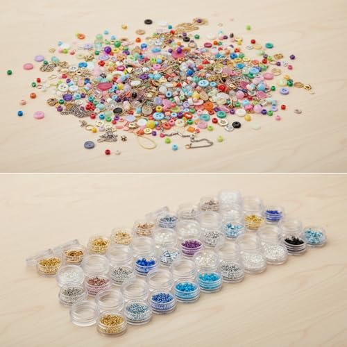 Lawei 108 Pcs Empty Cosmetics Container Pots 3Gram Transparent Plastic Travel Mini Jars with Clear Screw Lids for Cream Lotion Eye Shadow Nails Powder - Image 6